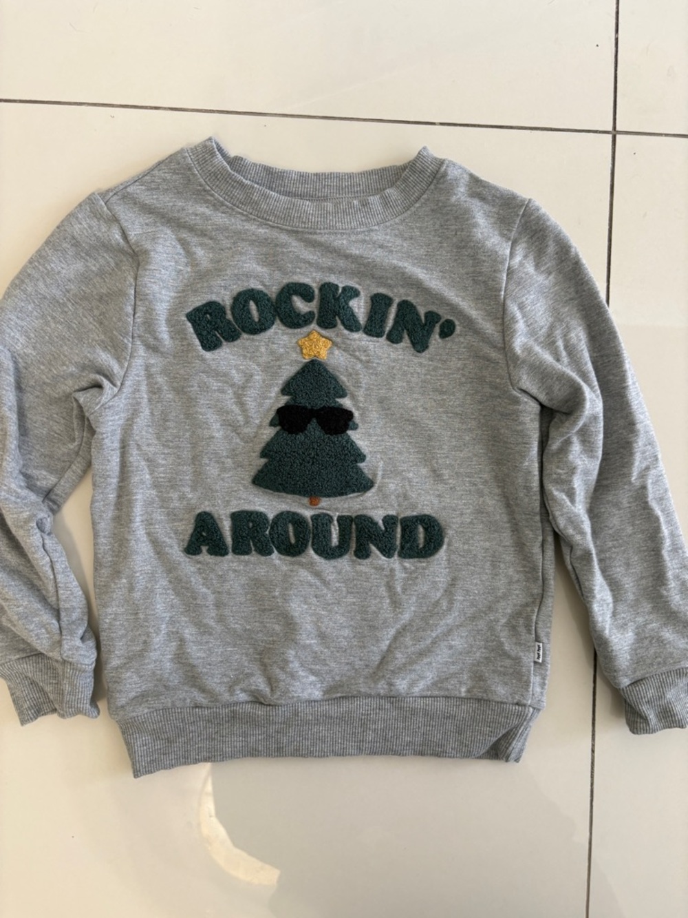 Little Sleepies Christmas crew neck (4T)